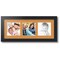 ArtToFrames Collage Photo Picture Frame with 3 - 5x5 inch Openings, Framed in Black with Over 62 Mat Color Options and Regular Glass (CSM-3926-95)